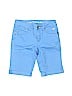 Justice Blue Denim Shorts Size 12 - photo 1