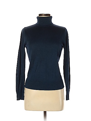 August Silk Turtleneck Sweater (view 1)