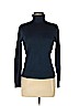 August Silk Blue Turtleneck Sweater Size M (petite) - photo 1