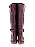 Rockport 100% Leather Purple Boots Size 10 - photo 2