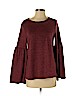 Lucky Brand Red Long Sleeve Top Size S - photo 1