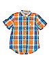 Chaps 100% Cotton Orange Short Sleeve Button-Down Shirt Size XL (youth) - photo 1