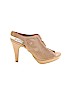 Madden Girl Tan Heels Size 7 1/2 - photo 1