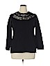 Vince Camuto 100% Cotton Black Pullover Sweater Size 1X - photo 1