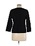 Liz Claiborne Collection Black 3/4 Sleeve Top Size M (petite) - photo 2