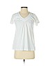 JM Collection 100% Cotton White Short Sleeve T-Shirt Size S (petite) - photo 1