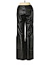 Frenchi 100% Lambskin Black Leather Pants Size 3 - photo 2