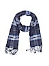 V.Fraas 100% Acrylic Plaid Blue Scarf One size - photo 1
