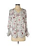 Ann Taylor 100% Polyester White Long Sleeve Blouse Size S - photo 1