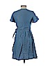 Ann Taylor LOFT 100% Cotton Blue Casual Dress Size 0 (petite) - photo 2