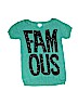 Justice Green Short Sleeve Top Size 12 - photo 1