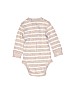 Carter's 100% Cotton Gray Long Sleeve Onesie Size 3 - photo 2
