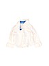 Cherokee 100% Cotton Solid White Long Sleeve Button-Down Shirt Size Newborn - photo 1