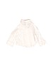 Cherokee 100% Cotton Solid White Long Sleeve Button-Down Shirt Size Newborn - photo 2