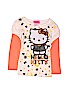 Hello Kitty 100% Cotton White Long Sleeve T-Shirt Size 3T - photo 1
