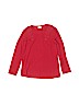 Zara 100% Cotton Red Long Sleeve T-Shirt Size 8 - photo 1