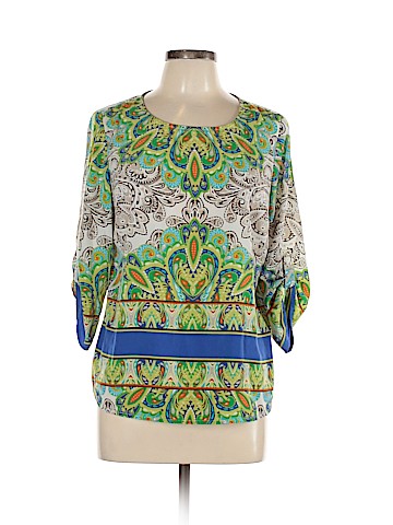 JM Collection 3/4 Sleeve Blouse (view 1)