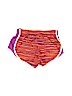 Nike 100% Polyester Stripes Orange Athletic Shorts Size XS (kids) - photo 2