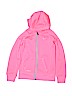 Nike 100% Polyester Pink Zip Up Hoodie Size M (kids) - photo 1