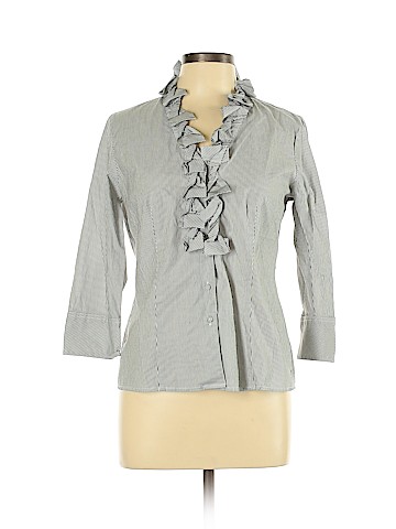 Talbots 3/4 Sleeve Button-Down Shirt (view 1)