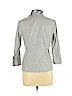 Talbots 100% Cotton Gray 3/4 Sleeve Button-Down Shirt Size 10 (petite) - photo 2