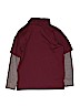Bailey's Point Solid Burgundy Long Sleeve Polo Size 8 - photo 2