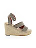 Dolce Vita 100% Leather Gray Wedges Size 7 1/2 - photo 1