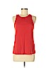 Theory Red Sleeveless Blouse Size M - photo 1