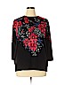Cathy Daniels 100% Acrylic Black Pullover Sweater Size 1X - photo 1