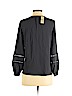 Ann Taylor LOFT 100% Polyester Gray Long Sleeve Blouse Size XXS (petite) - photo 2