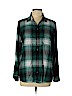 American Eagle Outfitters Green Long Sleeve Button-Down Shirt Size L - photo 1