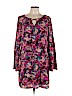 Pink Owl 100% Polyester Burgundy Casual Dress Size L - photo 1