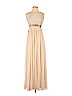 Amelia Rose 100% Polyester Tan Cocktail Dress Size 8 - photo 1