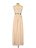 Amelia Rose 100% Polyester Tan Cocktail Dress Size 8 - photo 2