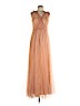 Donna Morgan 100% Polyester Tan Cocktail Dress Size 12 - photo 1