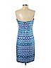 Badgley Mischka 100% Polyester Blue Cocktail Dress Size 8 - photo 2