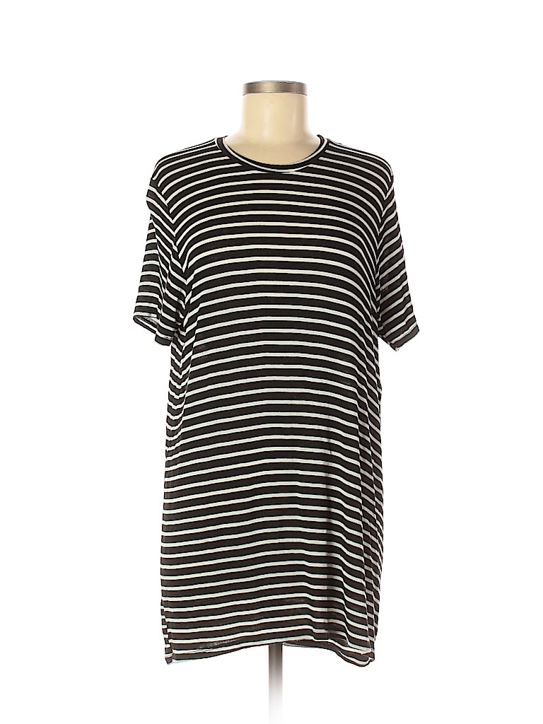 brandy melville black and grey striped pants