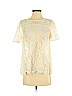 Ann Taylor LOFT Ivory Short Sleeve Blouse Size S (petite) - photo 1