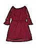 Ransom Girl Burgundy Dress Size 10 - photo 1