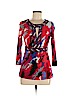 BCBGMAXAZRIA Red 3/4 Sleeve Blouse Size S - photo 1