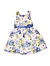 Dressed Up by Gymboree 100% Polyester White Special Occasion Dress Size 6 - photo 1