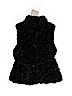Zara Kids Black Faux Fur Vest Size 7 - 8 - photo 1