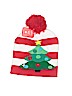 Hallmark Stripes Graphic Red Beanie One size - photo 1