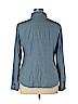 Ann Taylor LOFT Blue Long Sleeve Blouse Size XL - photo 2