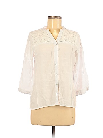 NY 3/4 Sleeve Button-Down Shirt (view 1)