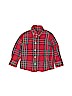 E-Land 100% Cotton Red Long Sleeve Button-Down Shirt Size 2T - photo 1