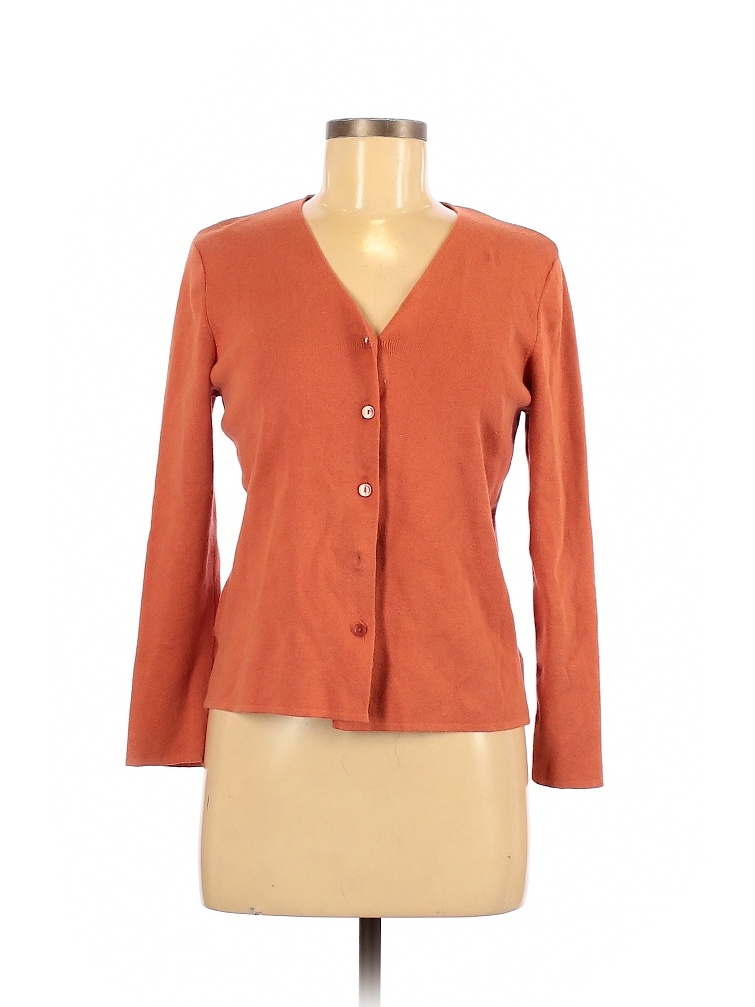 Designers Originals Women Orange Cardigan M Petites | eBay