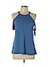 Heart Soul Blue Sleeveless Top Size L - photo 1