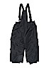 SNOZU 100% Polyester Solid Black Snow Pants With Bib Size 4 - photo 2