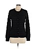 Trina Turk 100% Merino Wool Black Wool Cardigan Size L - photo 1